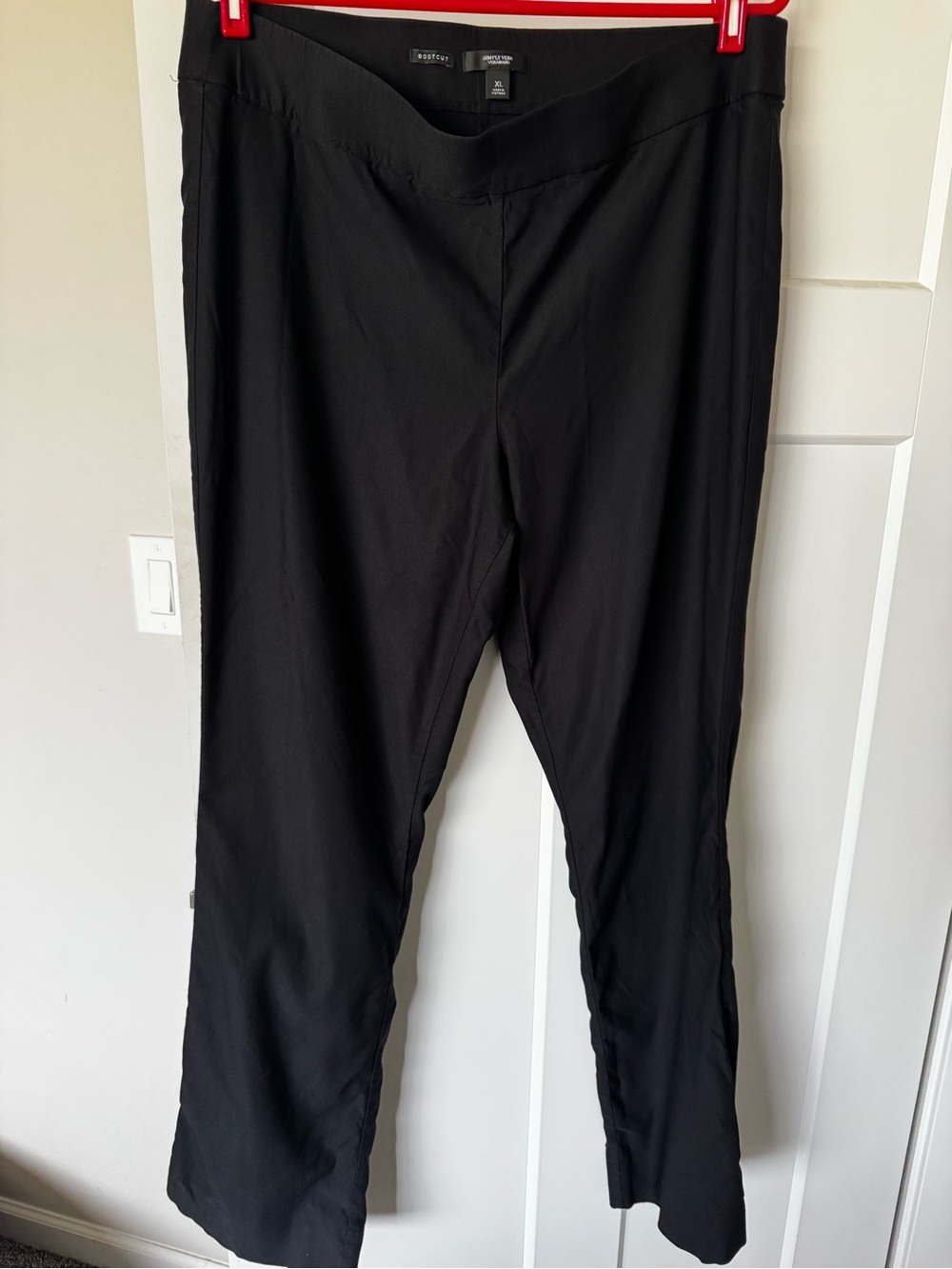 Simply Vera Vera Wang Black Bootcut Pants